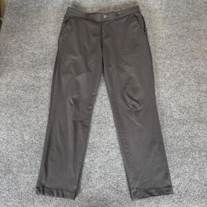 Twillory Performance Pants Mens 32x30 (33x28) Gray Tailored Fit‎ Stretch Golf